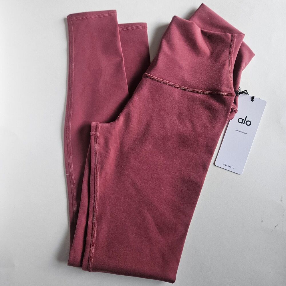 Alo Yoga Airbrush High-Waist Legging XS Mars Clay NWT